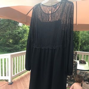 Who What Wear Black Cocktail Dress